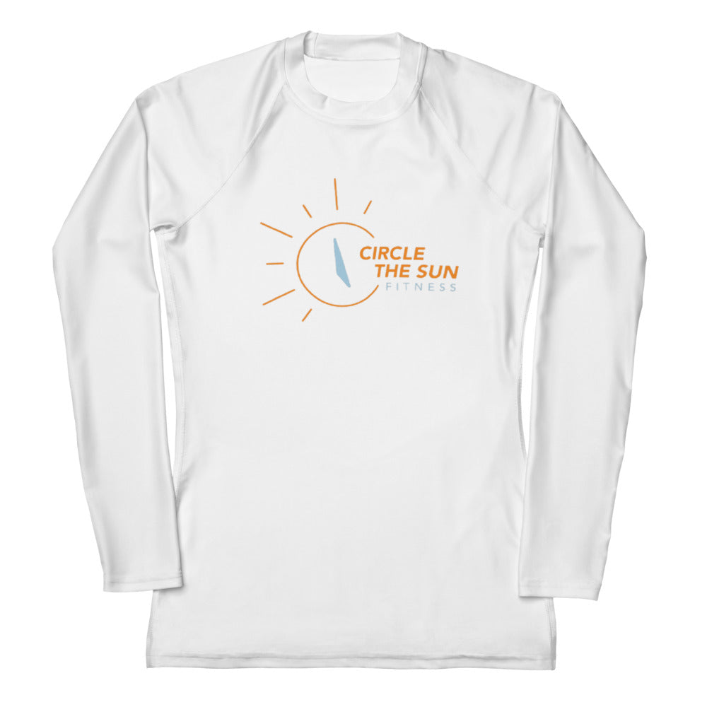 Ladies' Moisture-Wicking Long Sleeve | Orange Logo