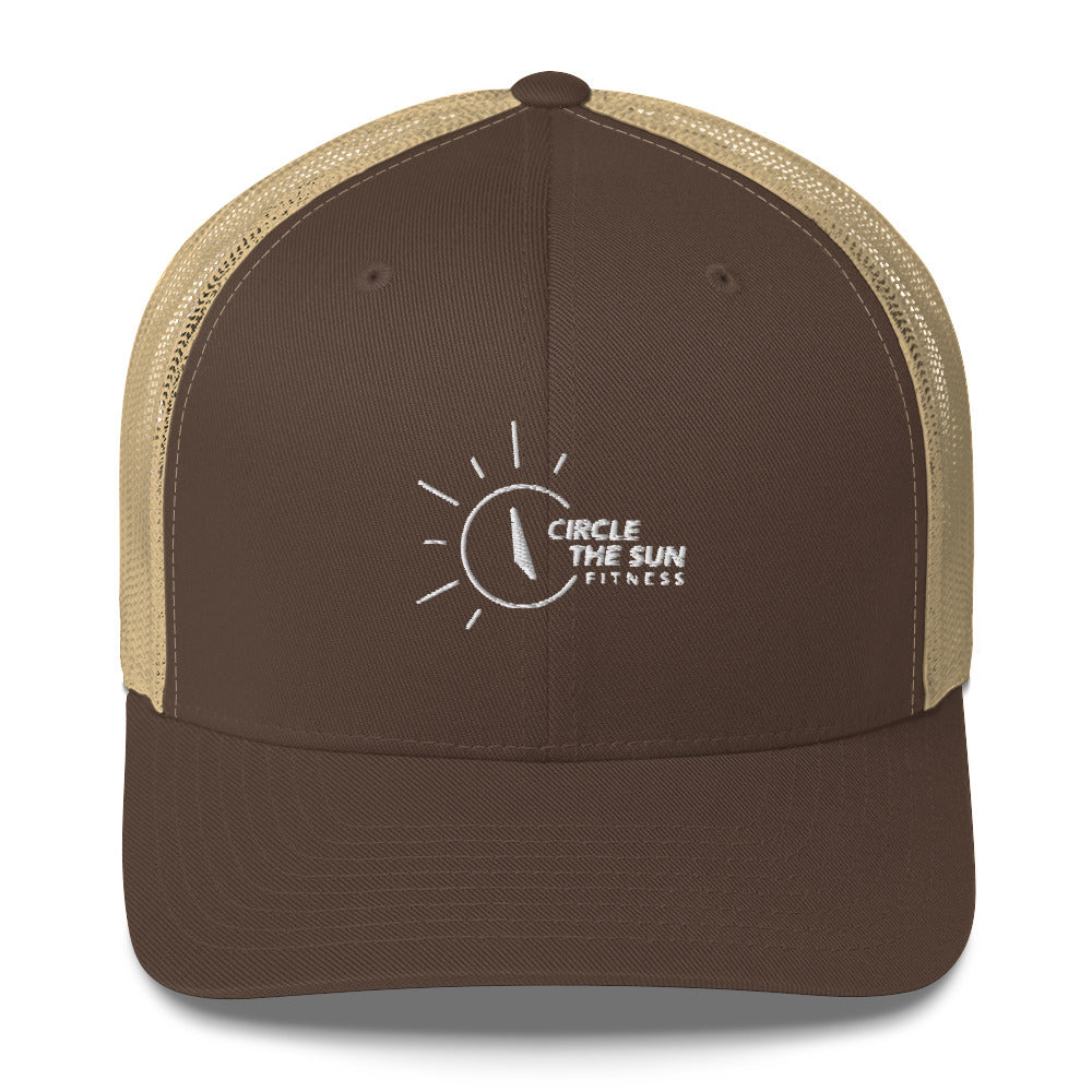 Trucker Cap | Embroidered White