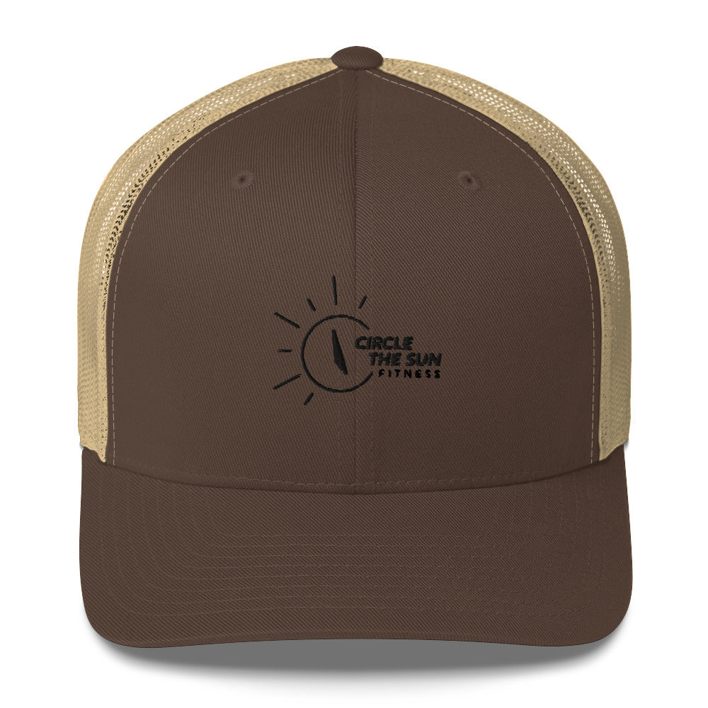 Trucker Cap | Embroidered Black