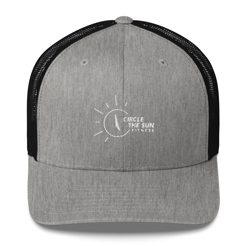Trucker Cap | Embroidered White