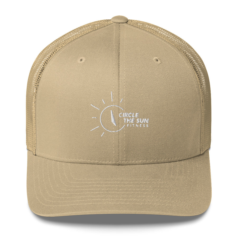 Trucker Cap | Embroidered White