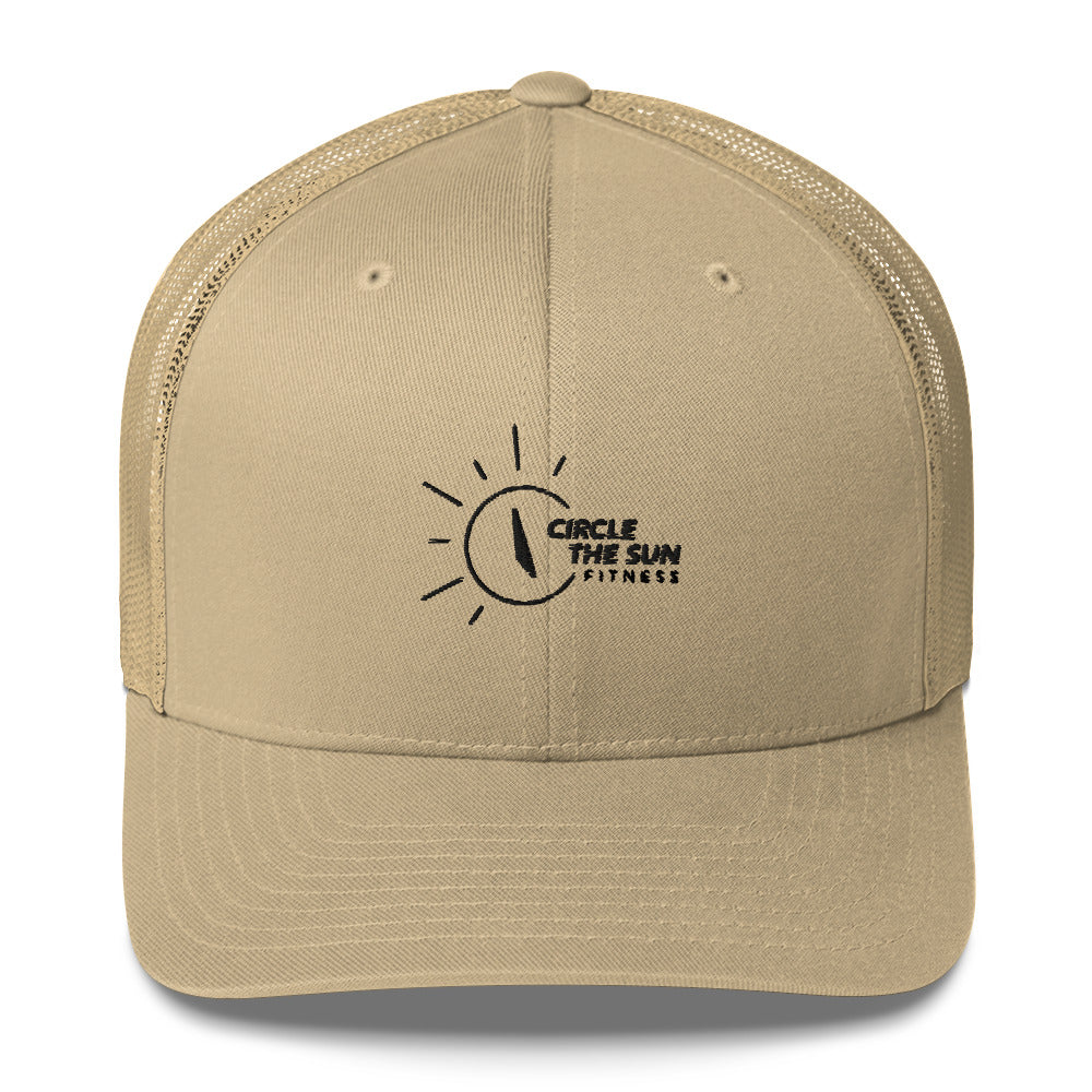 Trucker Cap | Embroidered Black