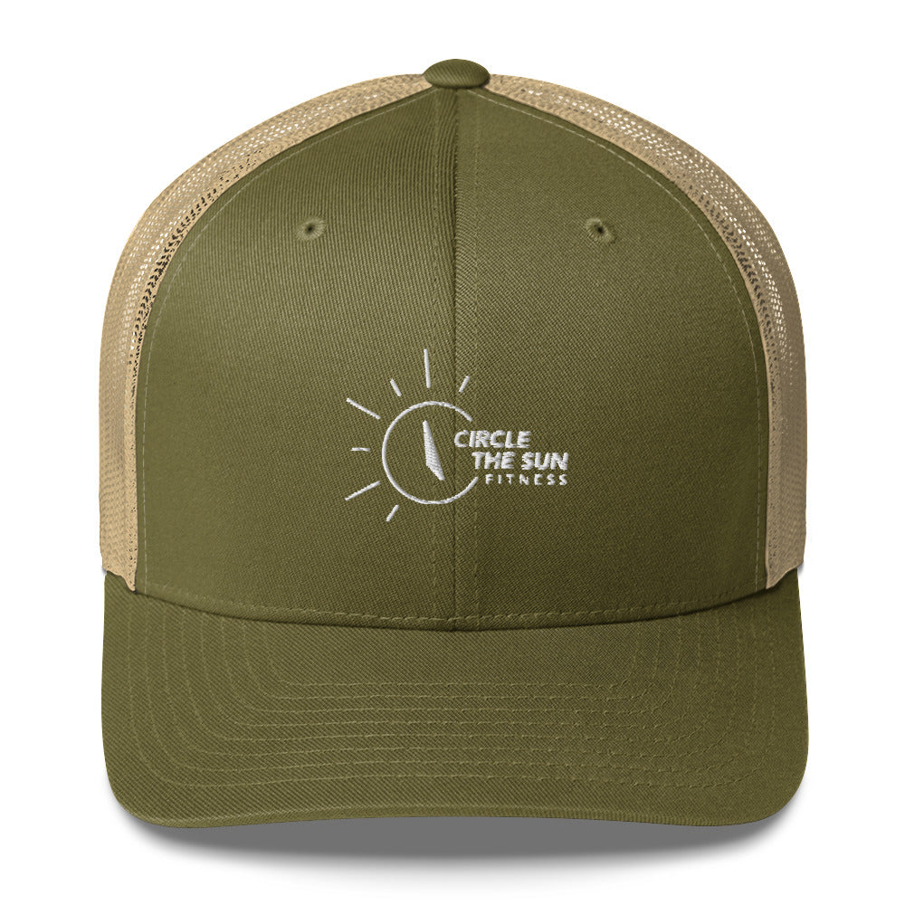 Trucker Cap | Embroidered White