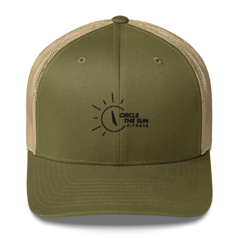 Trucker Cap | Embroidered Black