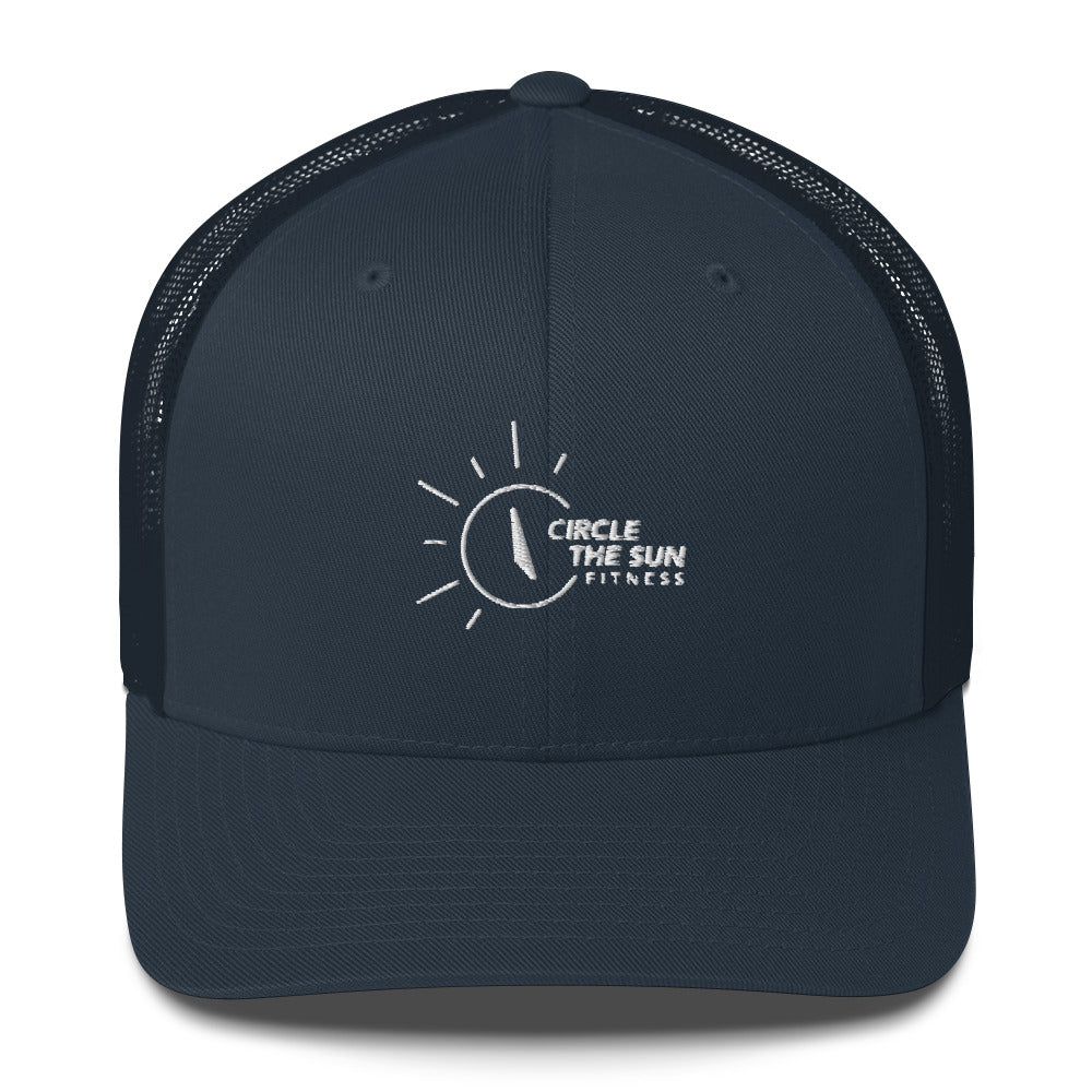 Trucker Cap | Embroidered White