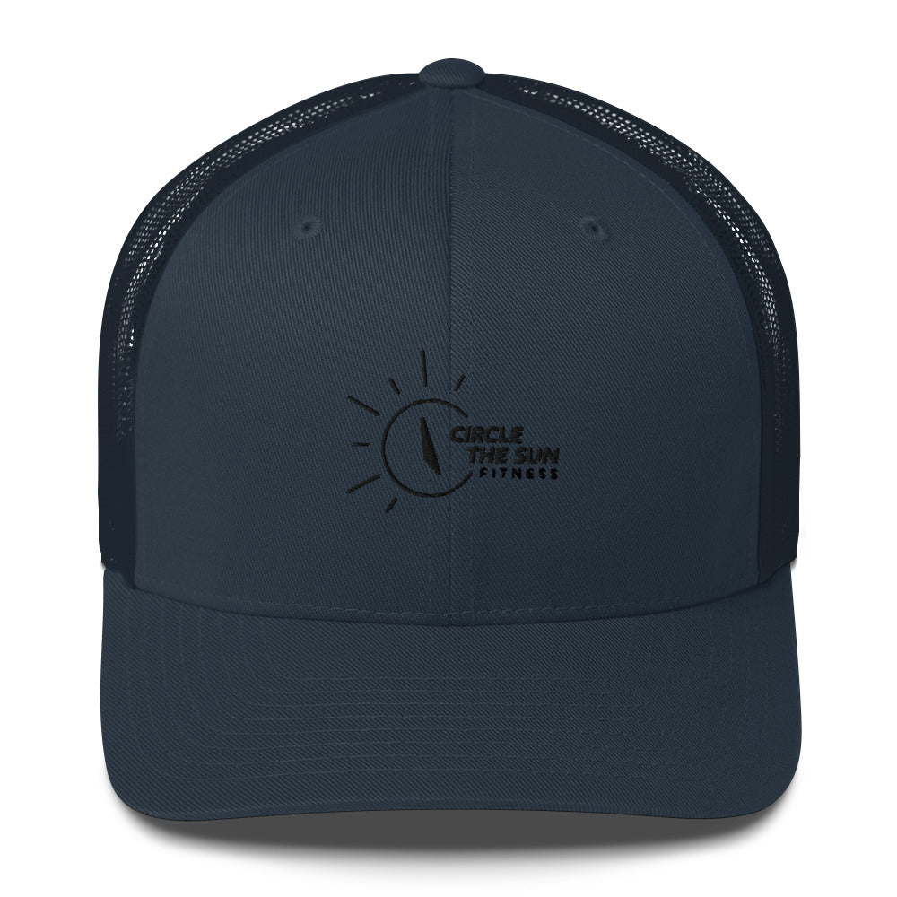 Trucker Cap | Embroidered Black