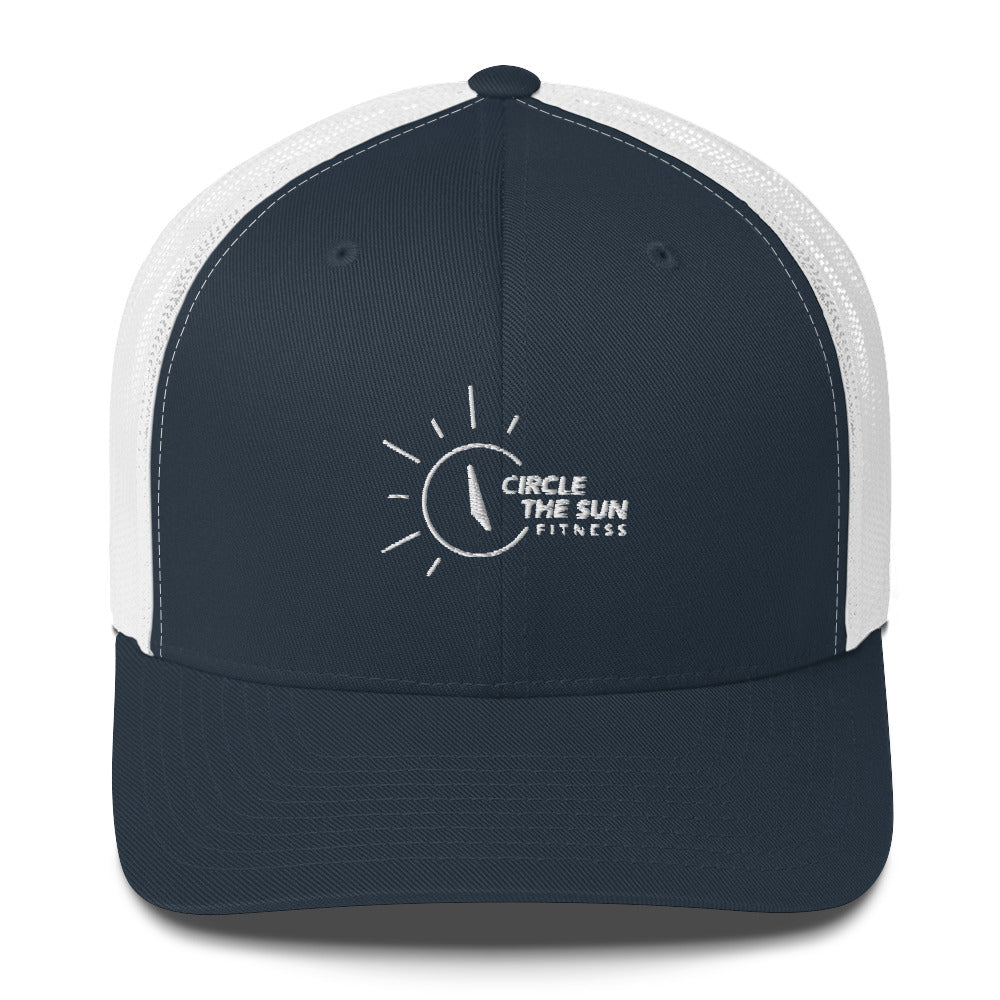 Trucker Cap | Embroidered White