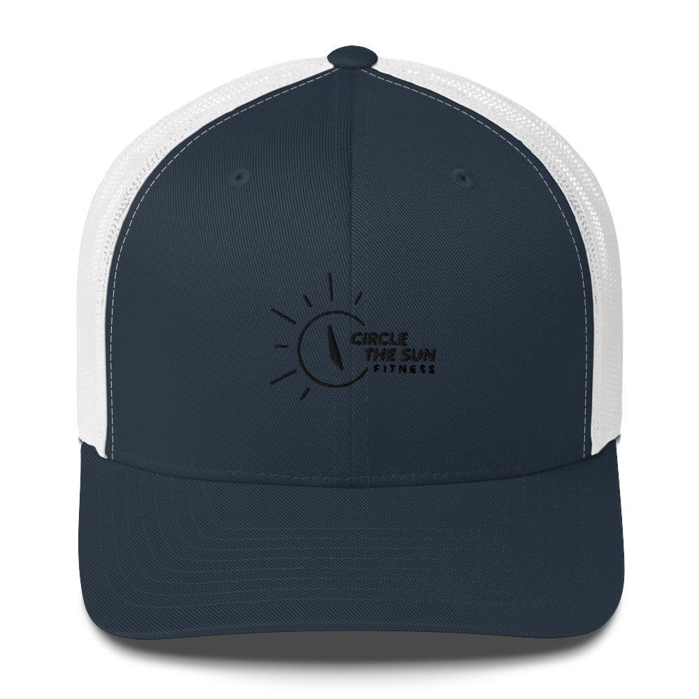 Trucker Cap | Embroidered Black