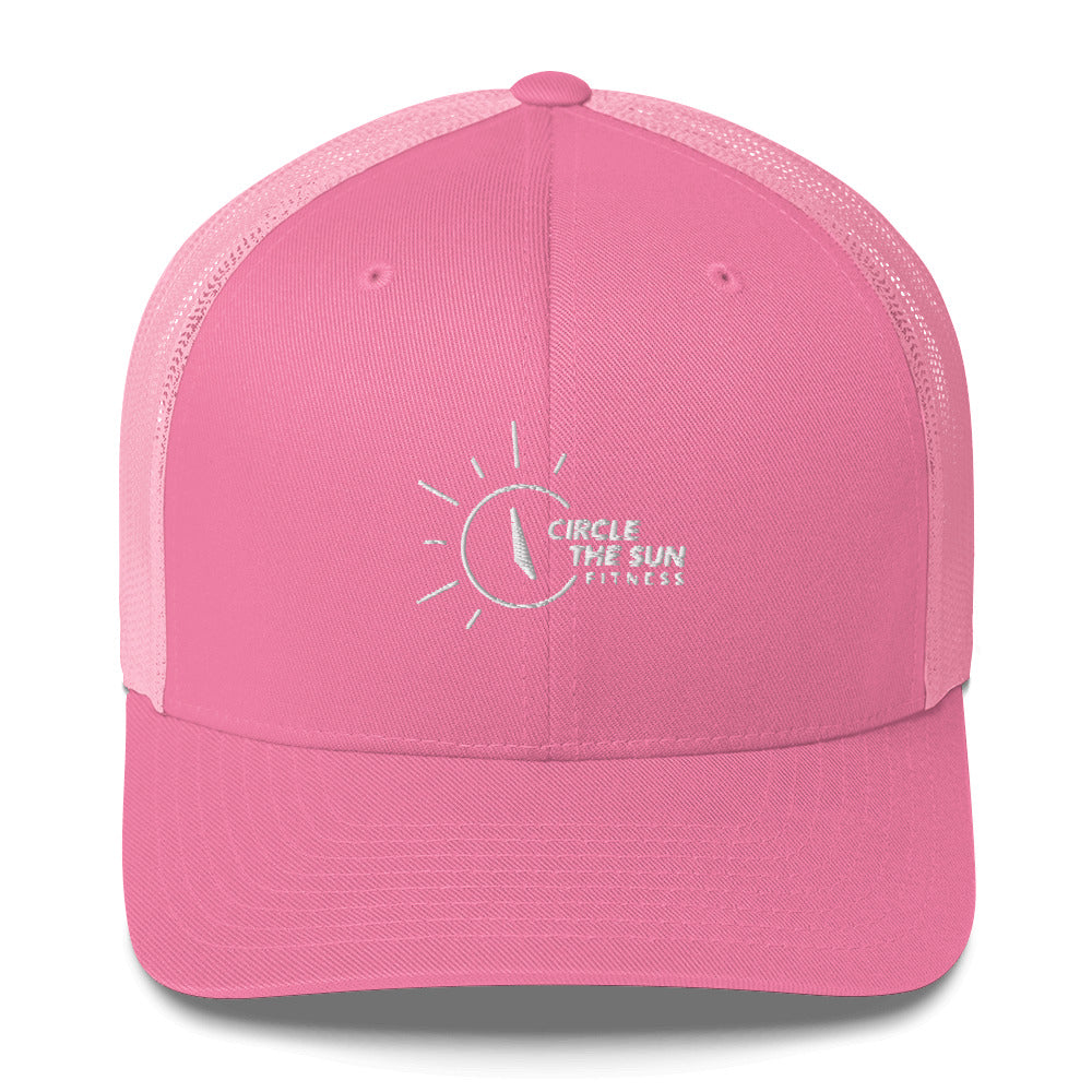 Trucker Cap | Embroidered White