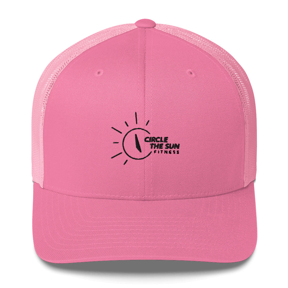Trucker Cap | Embroidered Black