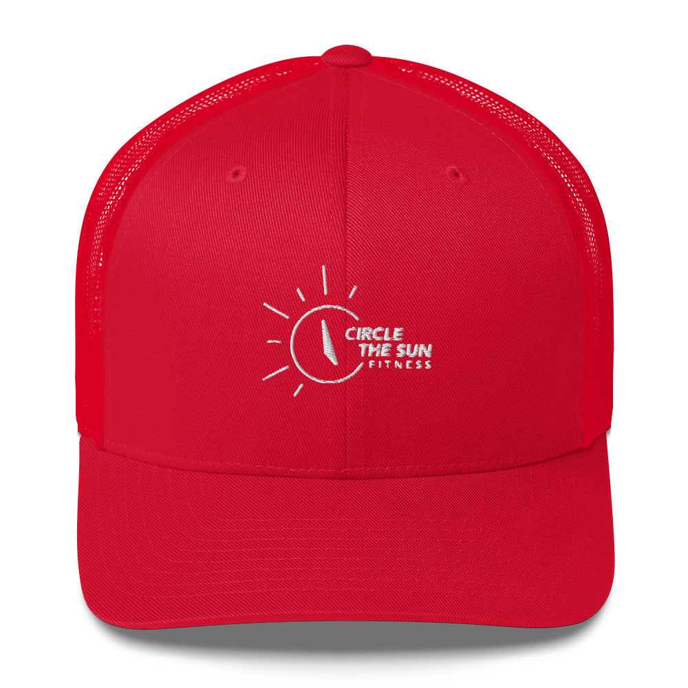 Trucker Cap | Embroidered White