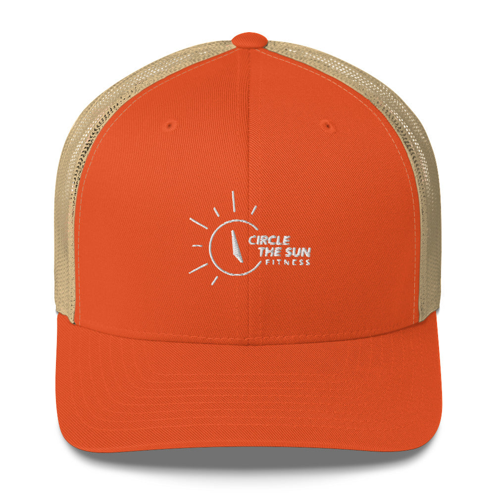 Trucker Cap | Embroidered White