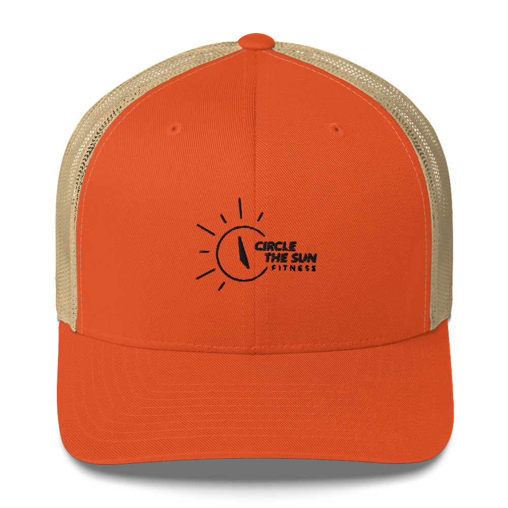 Trucker Cap | Embroidered Black