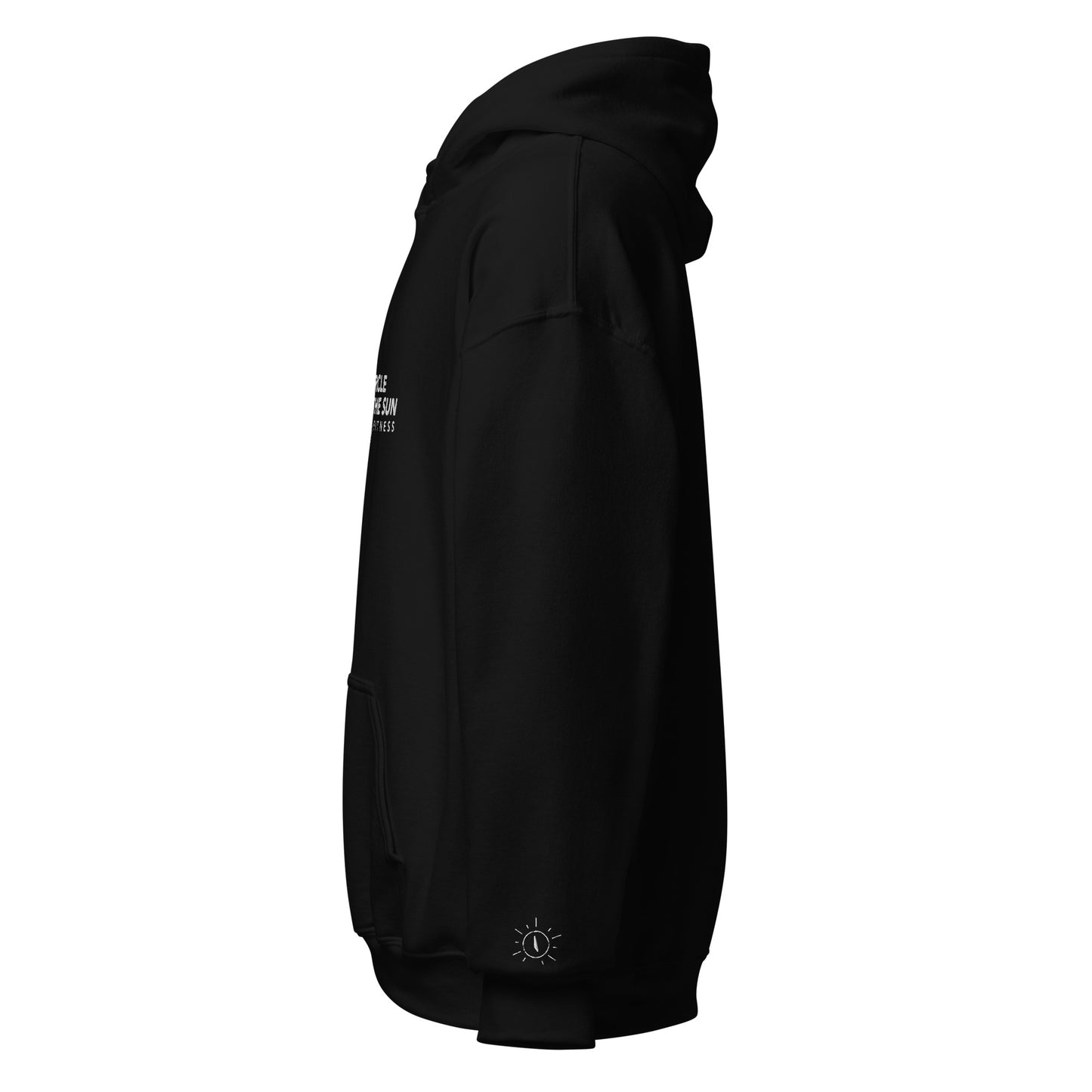 Heavy Blend Hoodie | Embroidered White