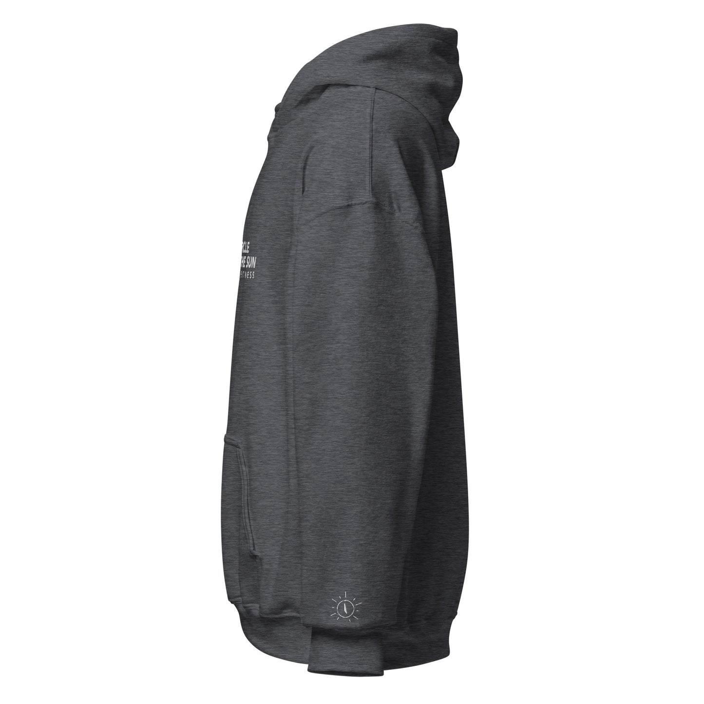 Heavy Blend Hoodie | Embroidered White