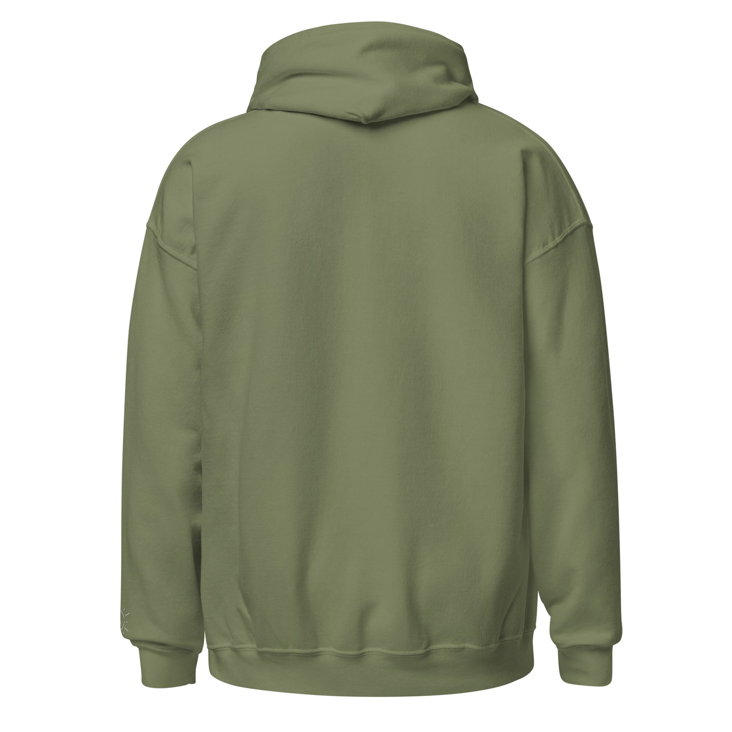 Heavy Blend Hoodie | Embroidered White