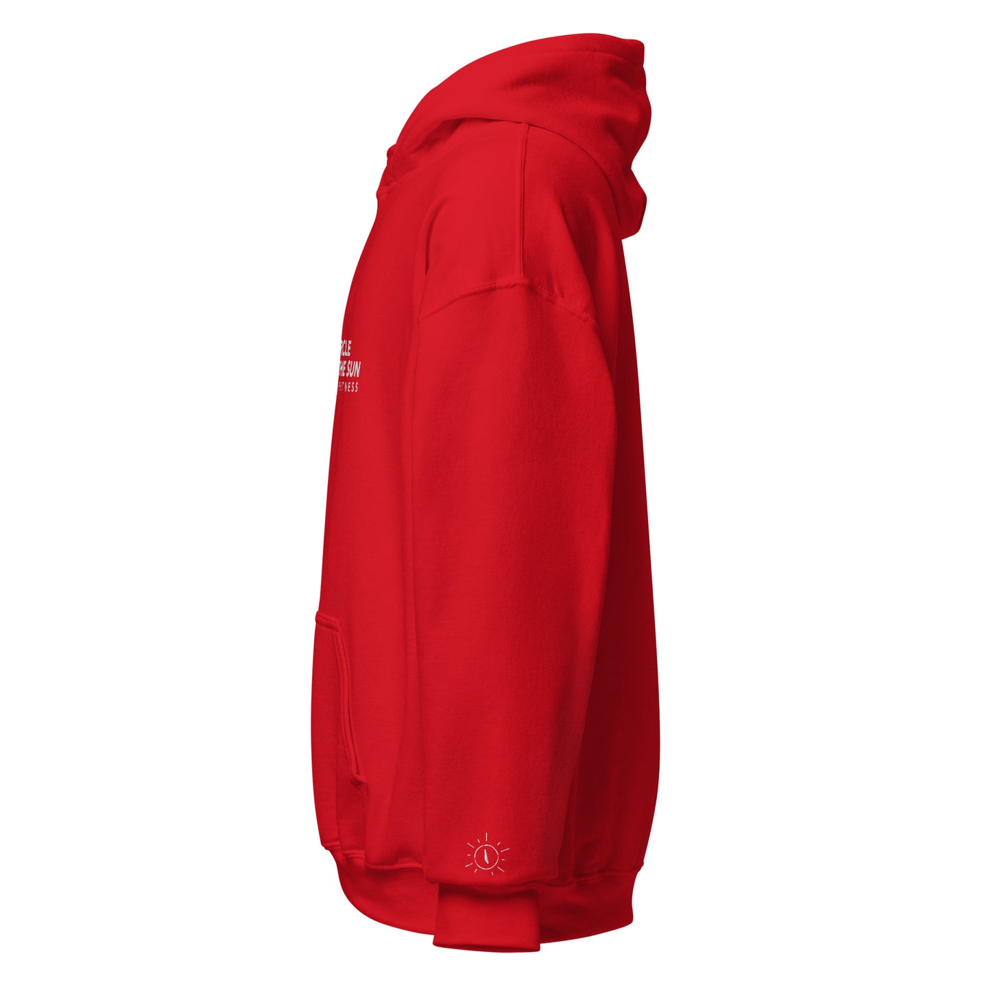 Heavy Blend Hoodie | Embroidered White
