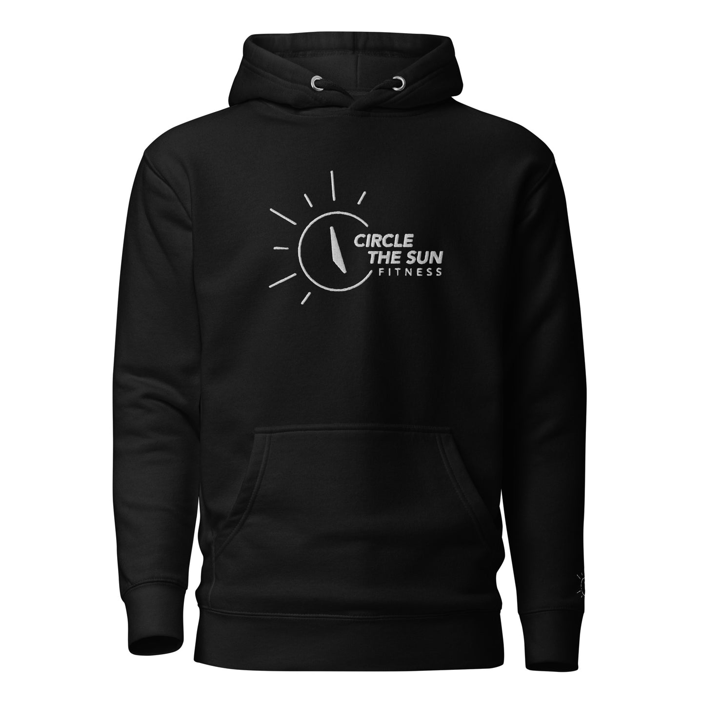 Premium Hoodie | Embroidered White