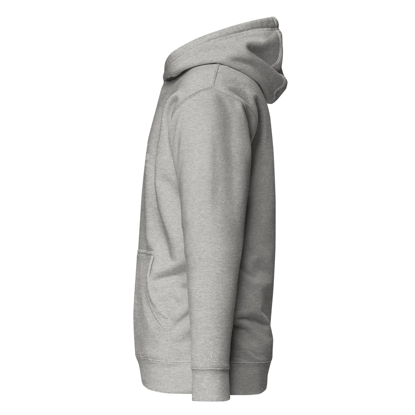 Premium Hoodie | Embroidered White