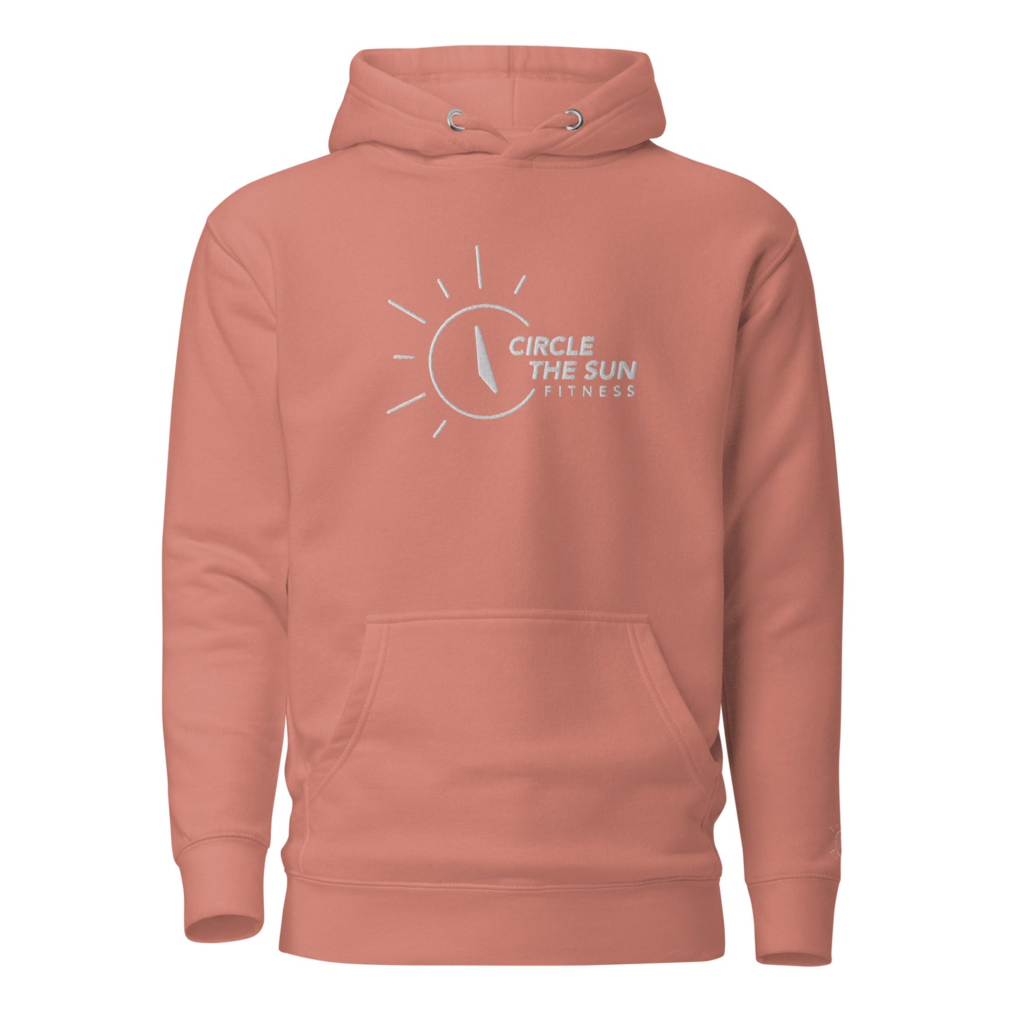 Premium Hoodie | Embroidered White