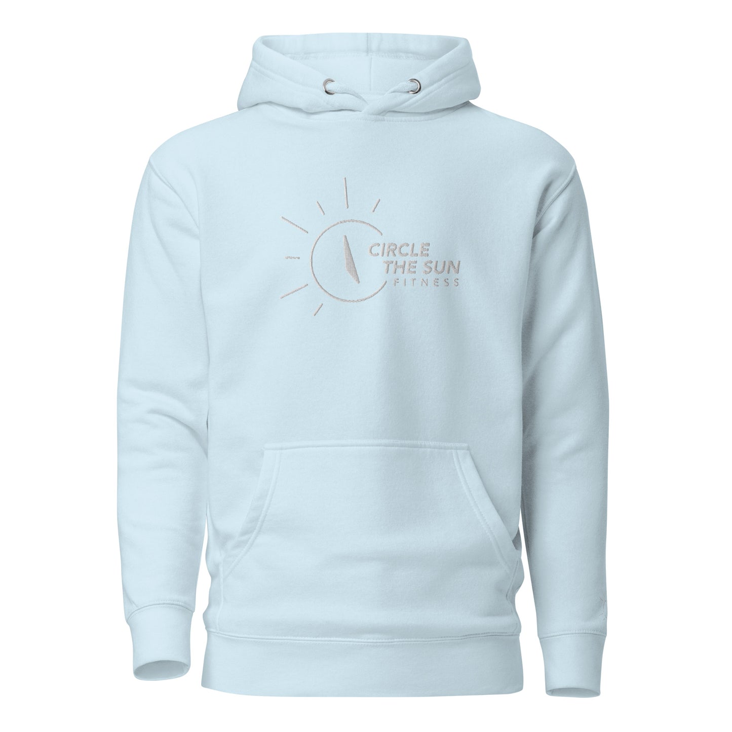 Premium Hoodie | Embroidered White