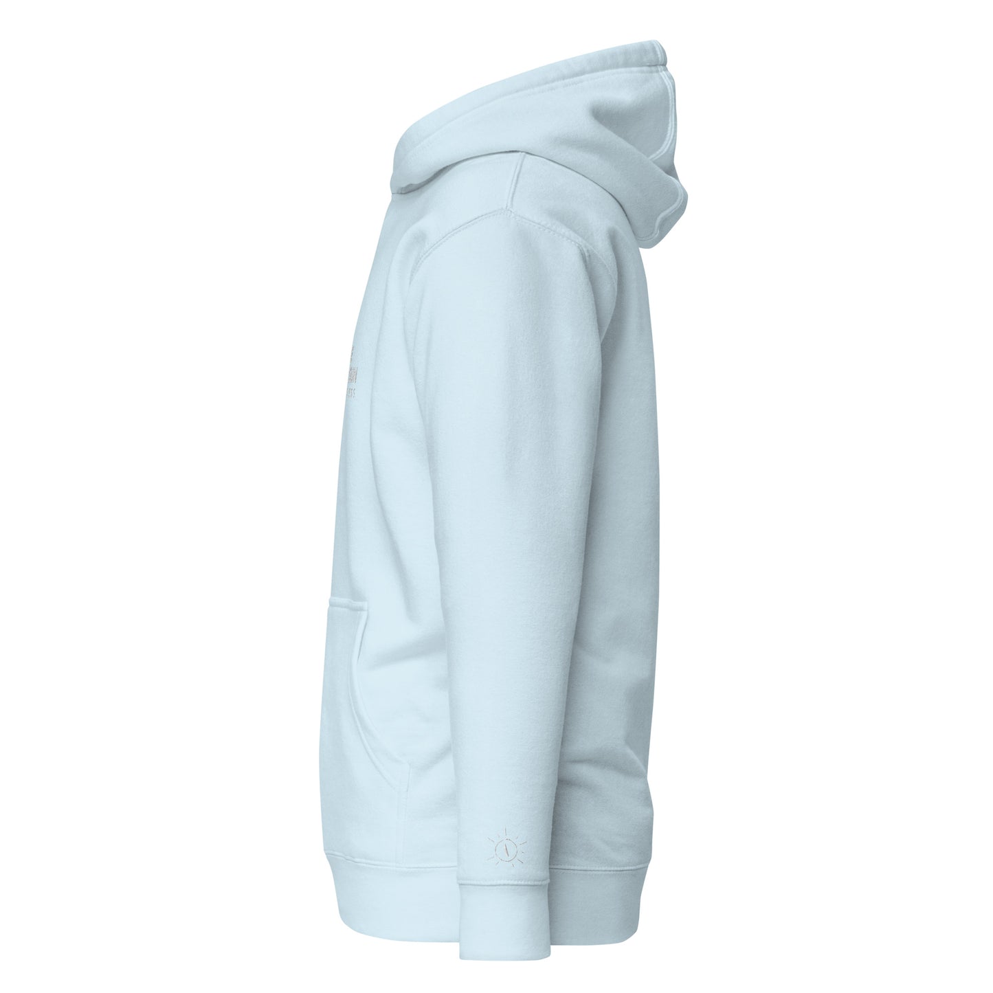 Premium Hoodie | Embroidered White