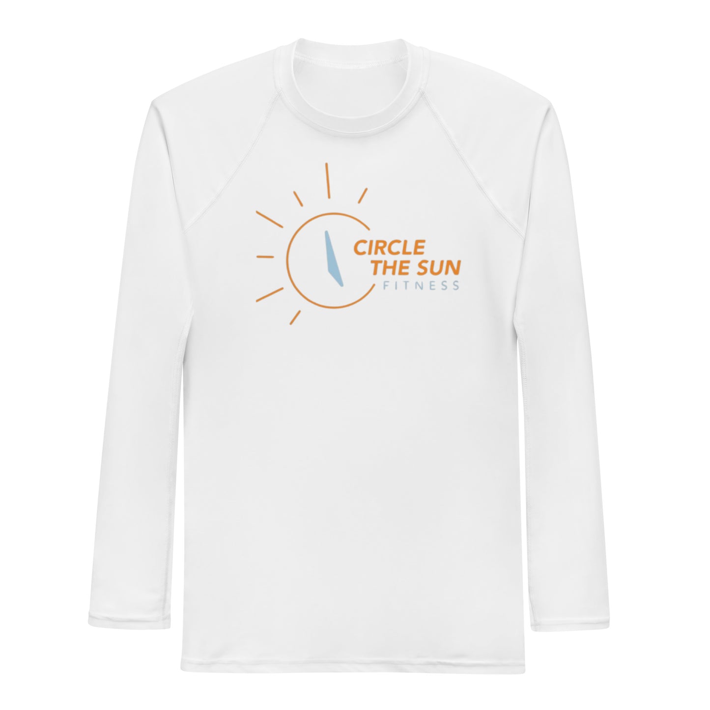 Men's Moisture-Wicking Long Sleeve | Orange Logo