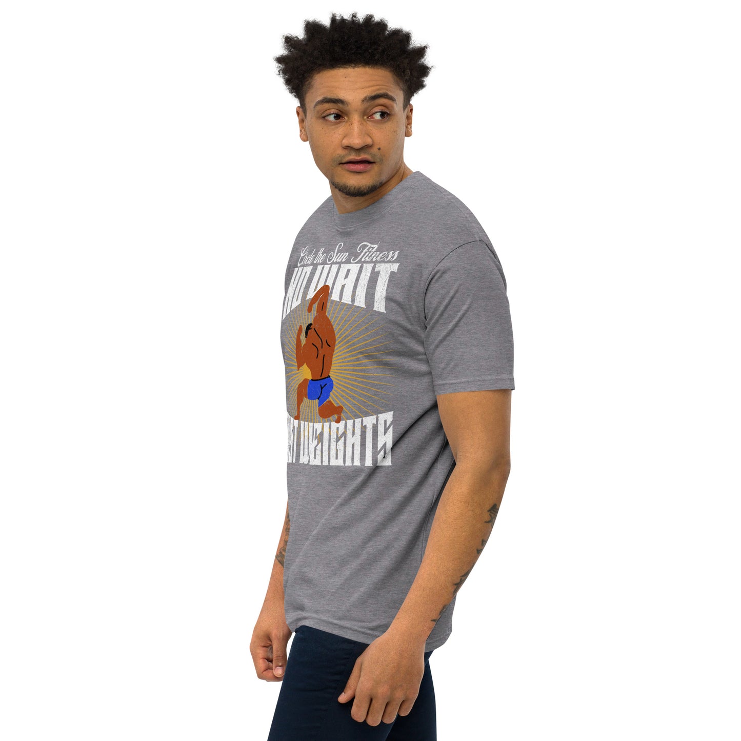 2EASY x CTS | No Wait Just Weights Men’s Premium Heavyweight Tee