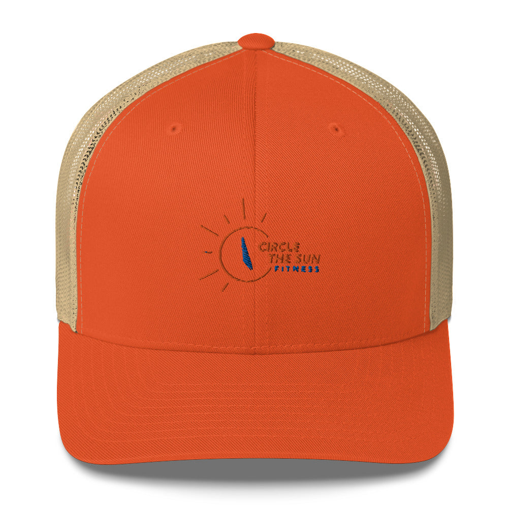 Trucker Cap | Embroidered Orange