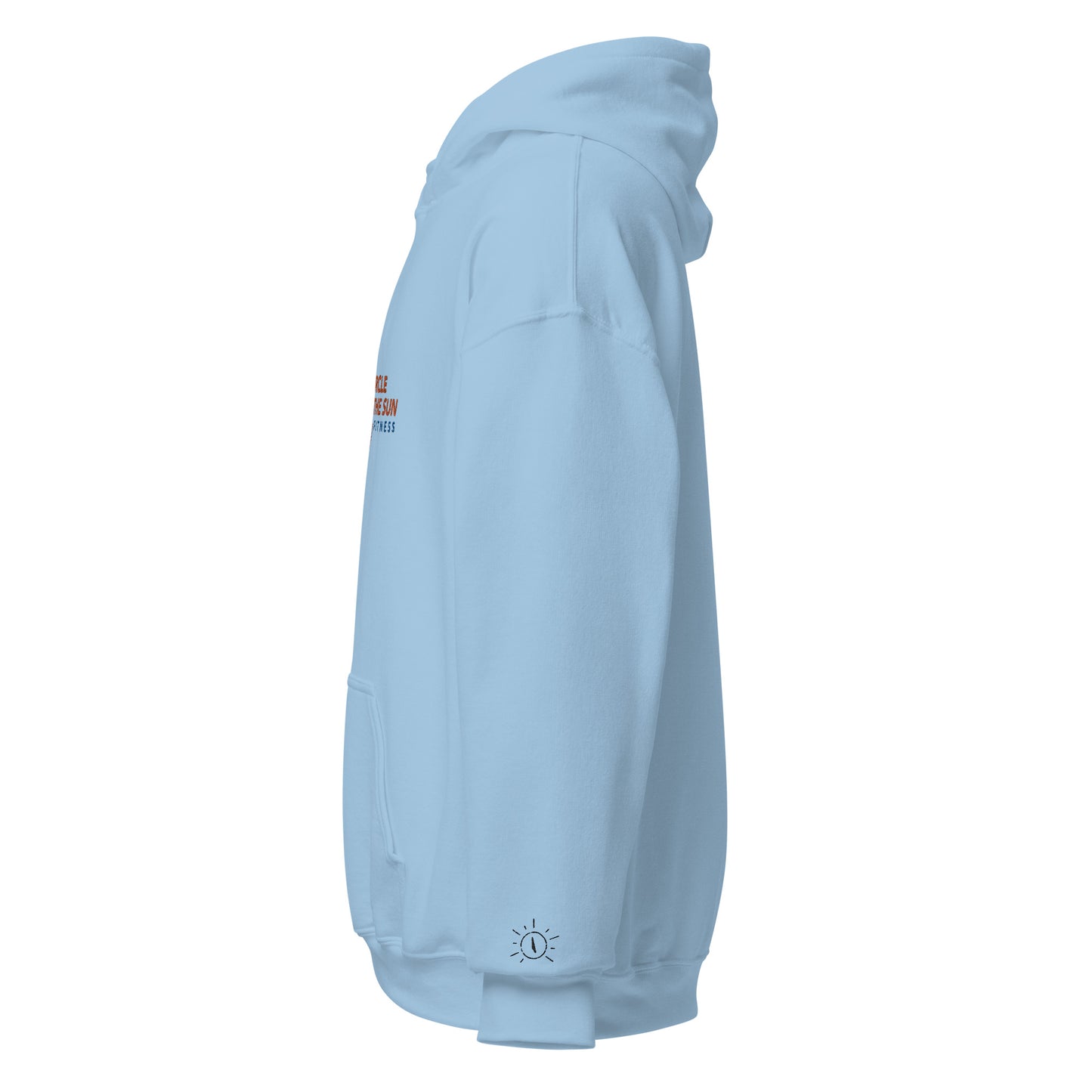 Heavy Blend Hoodie | Embroidered Orange