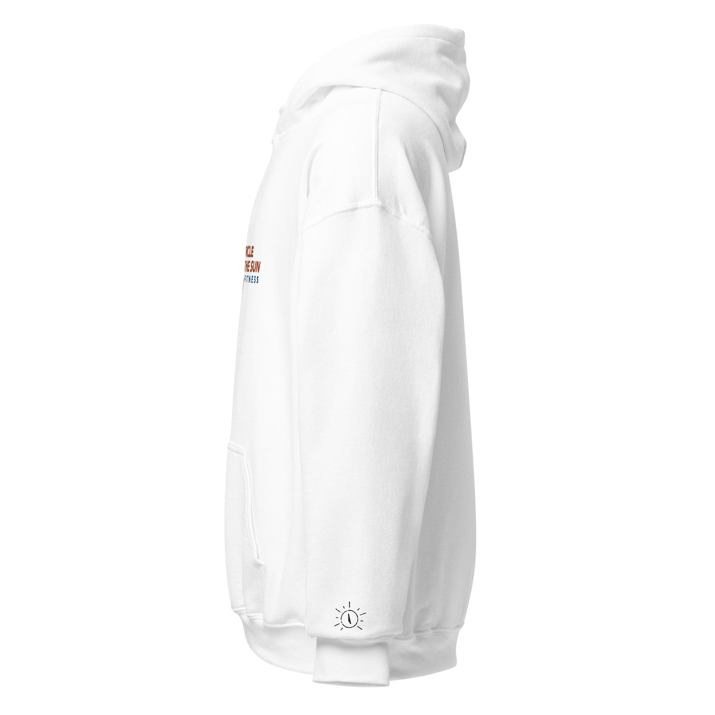 Heavy Blend Hoodie | Embroidered Orange