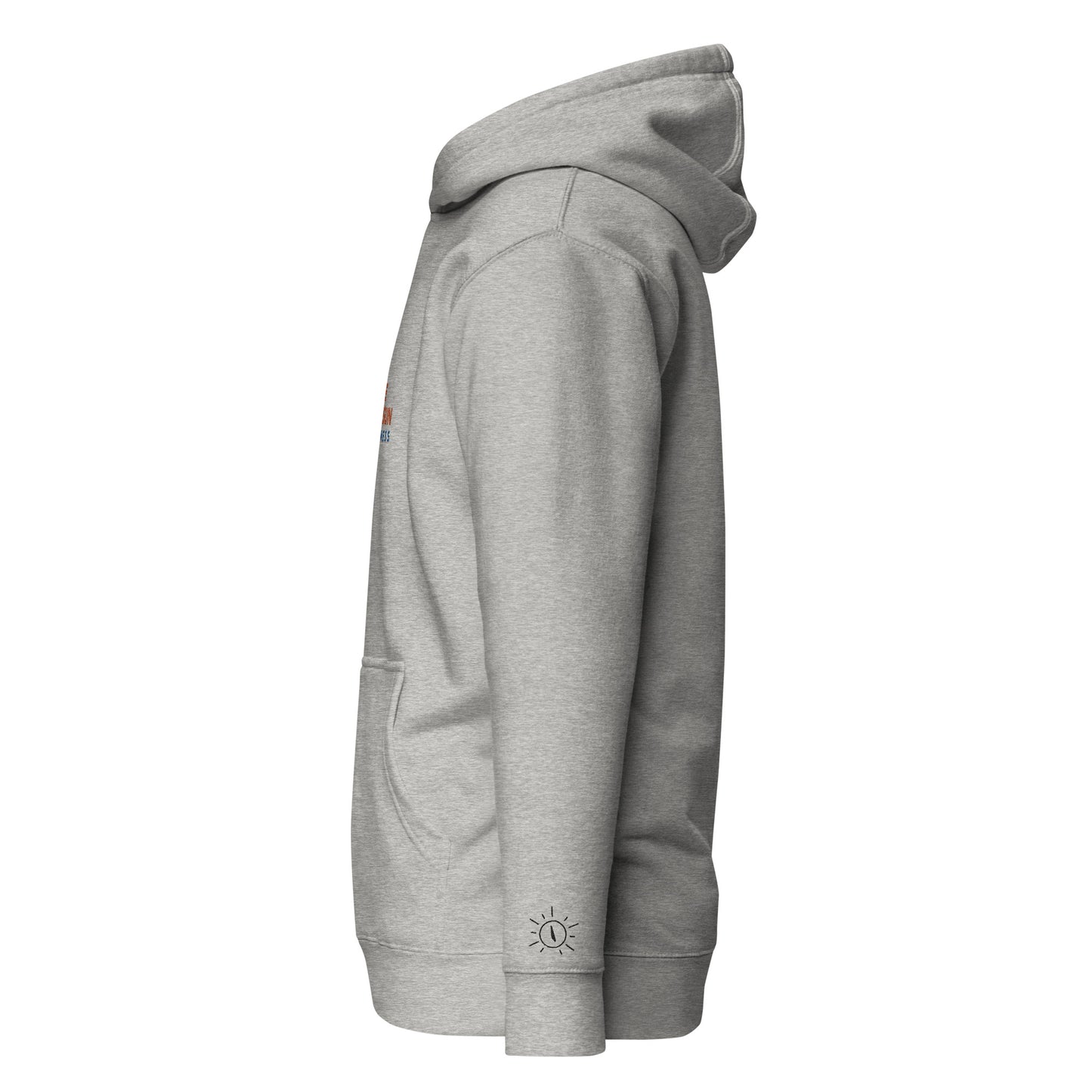 Premium Hoodie | Embroidered Orange