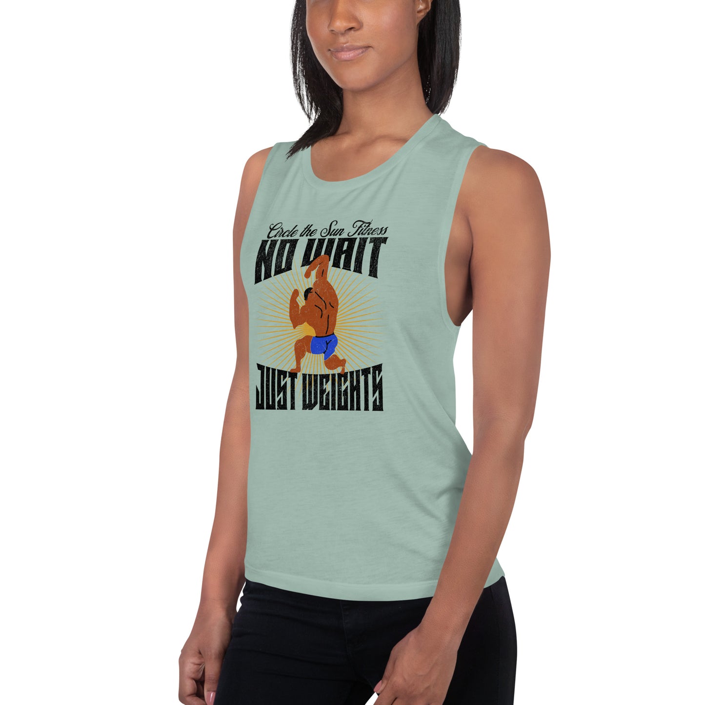2EASY x CTS | No Wait Just Weights Ladies’ Tank