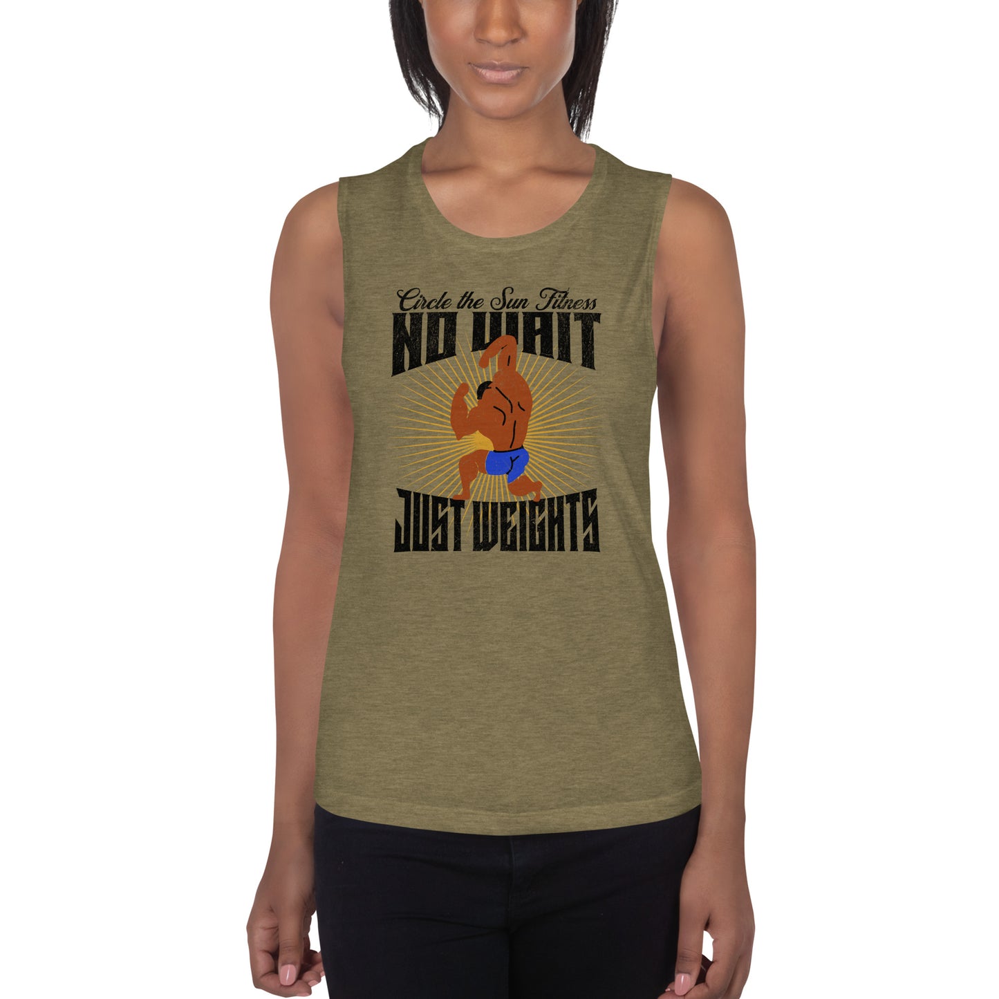 2EASY x CTS | No Wait Just Weights Ladies’ Tank