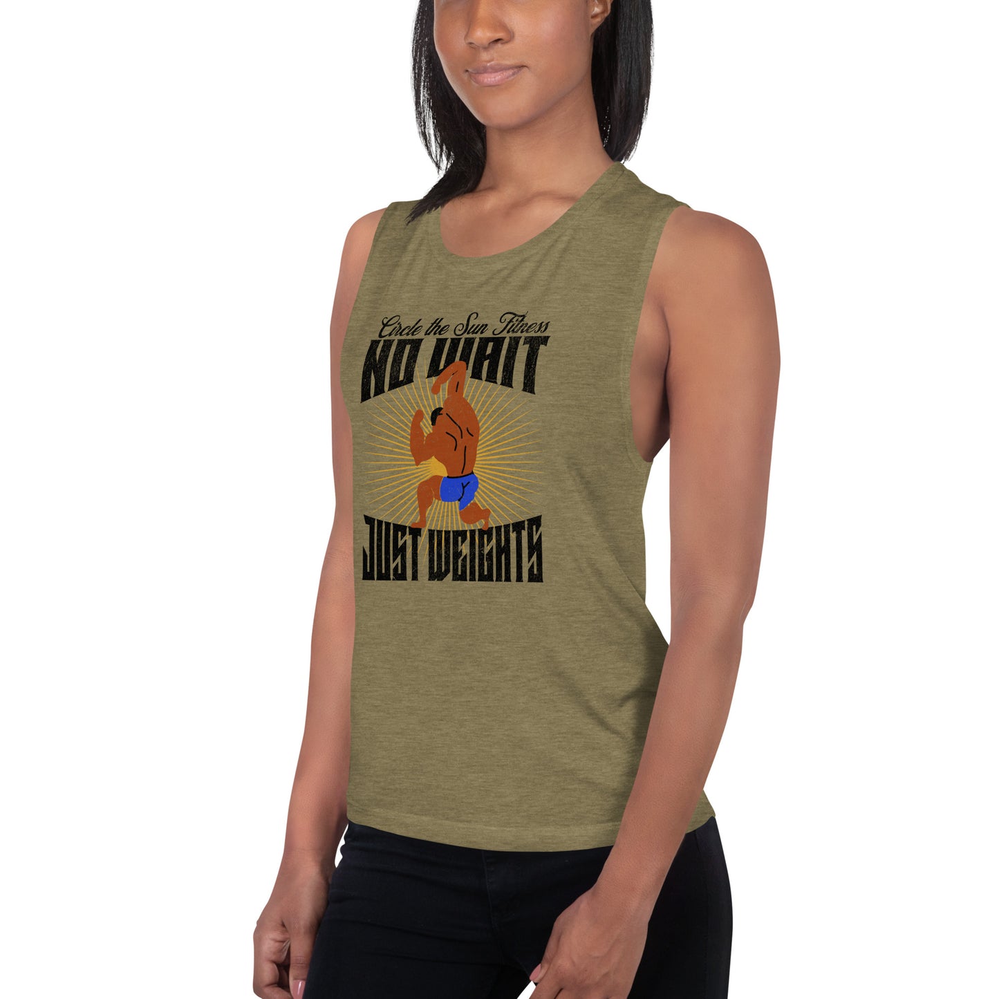 2EASY x CTS | No Wait Just Weights Ladies’ Tank